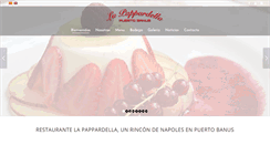 Desktop Screenshot of lapappardella.com